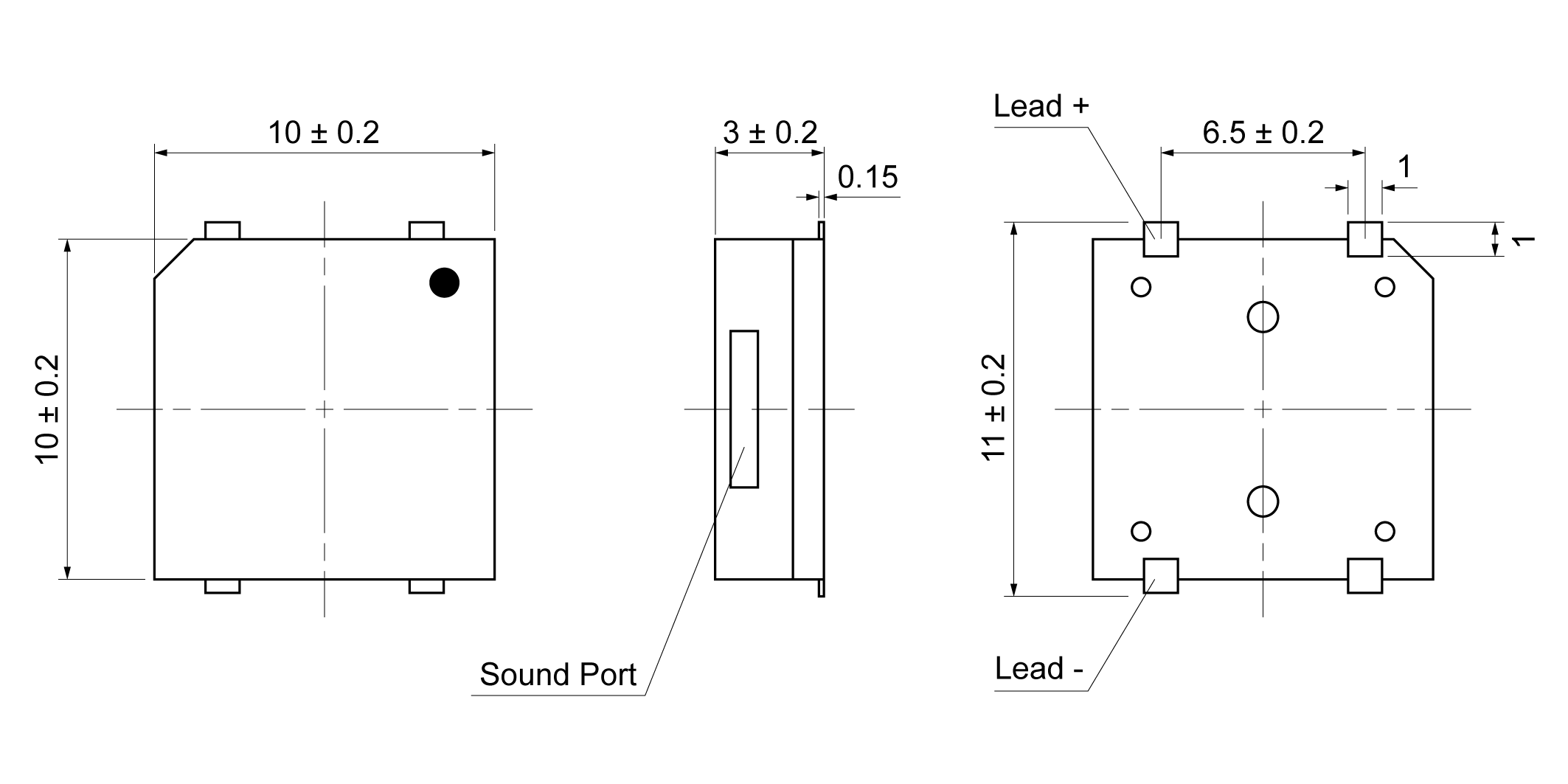 SMT1030-28A3.6-18 Mechanical Drawing